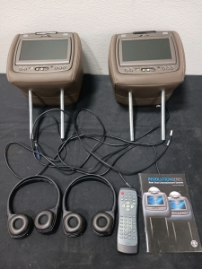 2015 GMC Acadia DVD Headrests (2) Headphones (1) Remote
