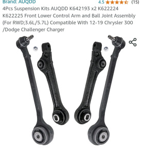 Front Lower Control Arm And Ball Joint Assembly