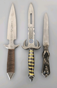 (3) Medieval Style Display Daggers