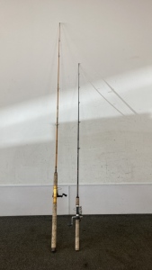 Daiwa Shock 602MLRS And Unknown Fishing Pole