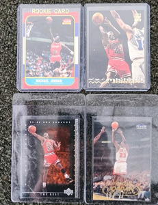 (4) Michael Jordan Cards