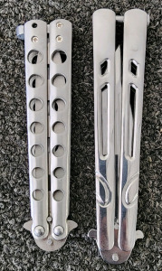 Butterfly Knife And Butterfly Style Blunt Self Defense Tool