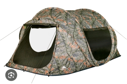 (1) Ozark Trail Bell Mountain 6-Person Pop-Up Tent