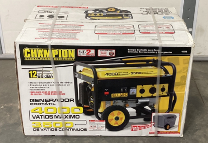 Champion 4000 Watt Generator NEW!