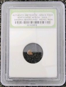 Meteorite Space Rock- North West Africa NWA Sahara Desert Find- Nickel/Iron