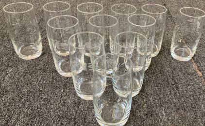 (12) PRINCESS HOUSE WATER GLASSES.