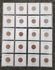 (20) Wheat Pennies Including Early Years