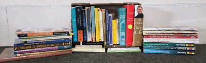 Large Collection Of Books- Canvas Crochet, Fictional Reading And More