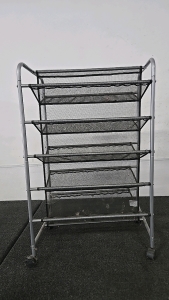(1) 5-Tier Rolling Cart
