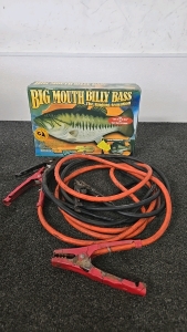 (1) Big Mouth Billy Bass (1) Set of Jumper Cables
