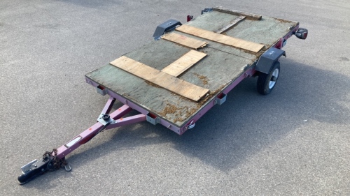 Small Flatbed Utility Trailer
