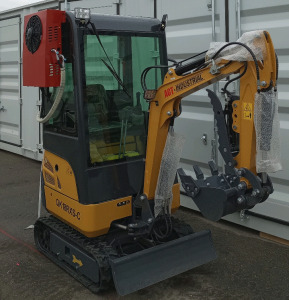 New 2024 AGT Enclosed Cab Mini Front Loader Model: QK18RXS-C