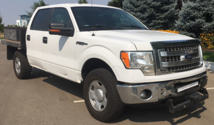 2013 FORD F-150 - 4X4 - FLAT BED!