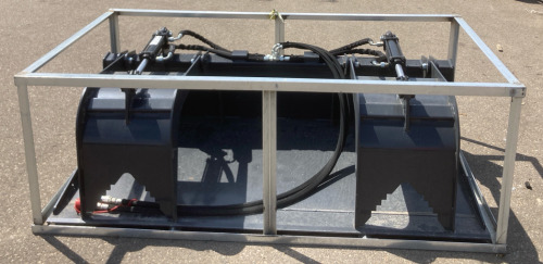 New 2023 Wolverine Grapple Bucket, For Full Size Skid Steer, Model: GB-11-72W