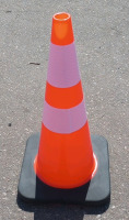 (6) New High Visibility Traffic Cones (sp18) - 2