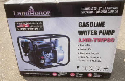 New Land Honor Gasoline Water Pump Model: LHR-TWP80
