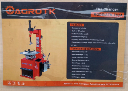 Agrotk Tire Changer Model: ATK-TC24
