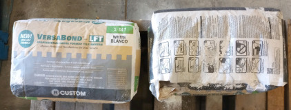 (4) 50 Lbs Bags of Versabond LFT White Blanco Mortar (r7)
