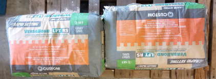 (6) 50 Lbs Bags of Versabond LFTRS Gray Gris (r7)