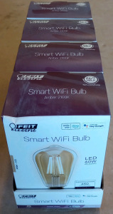 (4) Grit Electric Amber 2100K Smart WiFi Light Bulbs