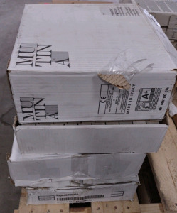 (1) Box of Mutina Italian Tiles, (1) Box of Richards & Sterling 12"x12" (10ct.) Affrescati Ocra Tiles, (1) Box of Artistic Tile (10ct.) Tiles, & (1) Box of White Tiles (9.2sq.ft.) (R1)