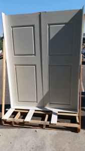 Double Doors IdaPac 5/0 DBL 4-13/16White 60.5x82