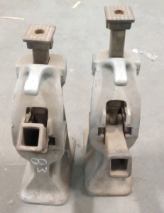 (2) Vintage Duff Norton 15 Ton Railroad Jacks (r7)