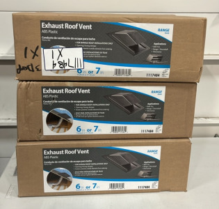 (3) Exhaust Roof Vent (R8)