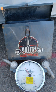 (1) Dillon Dynamometer w/ Hard Metal Case (cow)