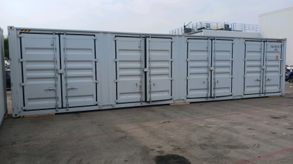 5 Door Shipping Container 42’x8’x114”