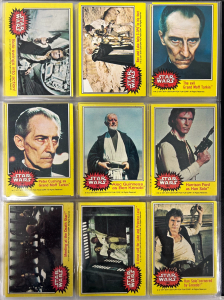 (1) Binder Of (85) 1977 Topps Star Wars Yellow Series 3 Collectible Cards