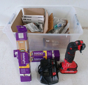 (1) Craftsman Variable Speed Oscillating Tool - CMCE500 (2) Window Film Rolls (1) Face Frame Hinges and More!!