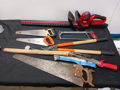 Toro Hedge Trimmer & Multiple Saws