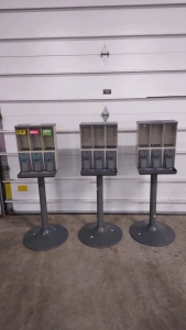 (3) Vendstar-3000 Candy Dispensers