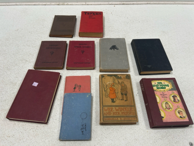 (1) Box of vintage books