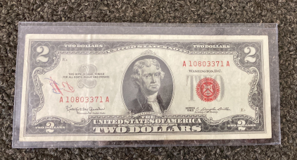 1963 Two Dollar Bill