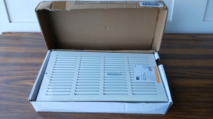 Case of 6) 16x8 Return Grille White (perch)