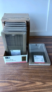Case of 6) 6x10 Floor Registers Brown (perch)