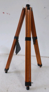 (1) Vintage Wood Survey Tripod