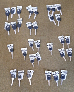 (32) Assorted, Hillman Automotive Key Blanks