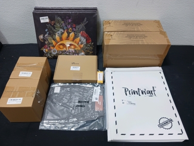 Sunflower Posters, Popsicle Molds, (2) Storage Basket Sets And More