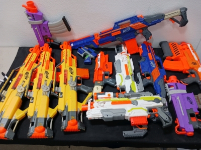 (12) Assorted Nerf Guns