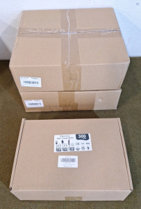 (2) Moretoes, 50-Pack Box Kits Of 12-Oz Coffee Cups & (1) Viretang, 300-Count Box Of Compostiable, Plastic Silverware