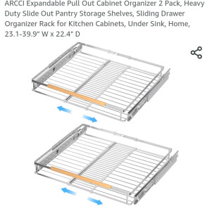 Expandable Pullout Cabinet Orginizer