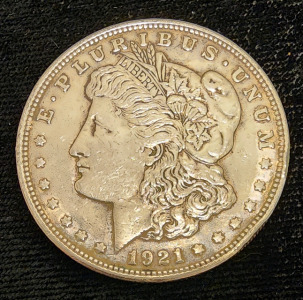 1921 Morgan Silver Dollar