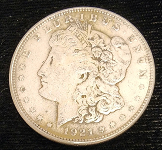 1921 Morgan Silver Dollar