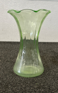 Vintage Uranium Glass Vase