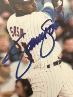 Sammy Sosa Autographed Plaque #652/ 5000 - 4