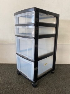 4 Drawer Rolling Storage Container