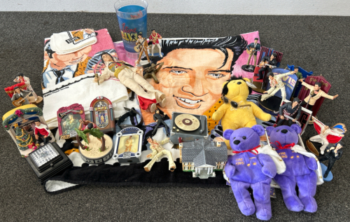 Elvis Collection: Towels, Figurines, Beanie Baby's, and Much More